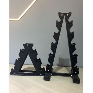 Training Bodybuilding Steel Metal Dumbbell Rack Multifunctional Foldable