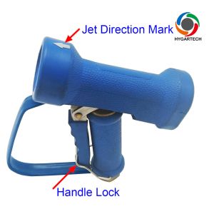 Brass Industrial Blue Washing Gun With Safety Loop