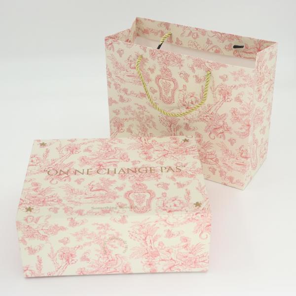Buy Custom Pink Cosmetic Packaging Foldable Gift Boxes Cardboard Magnet Folding Boxes With Printed Packaging Gift Bags at wholesale prices