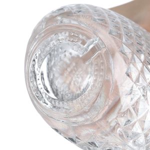 Matte Black Glass Gin Bottle 500ml 750ml Frosted Black Spirit Liquor Vodka Glass