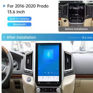 13.6 INCHS Car Radio For Toyota Land Cruiser LC200 LC300 Android Navigation
