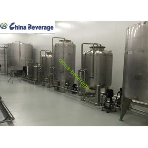 Pure Reverse Osmosis Water Treatment System For Water Bottling Line SUS316