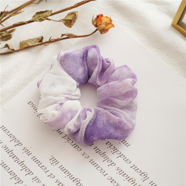 Spring/summer chiffon tie-dye hairband Headpiece cross-border decorative hair bands intestine hairband for women