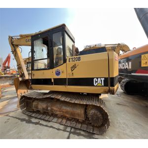 12 Ton Used CAT Excavators Mini Caterpillar E120B Excavator