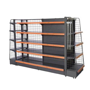 Adjustable Modern Supermarket Shelf Rack 80kg/ Layer