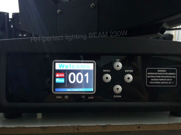 2015 For Christmas 230w Moving Head Beam Lights Double prism effect 6 + 16Hot wedding show