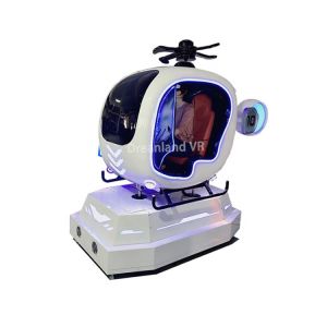 9D VR Helicopter Simulator 280x125x220cm 250kg Capacity