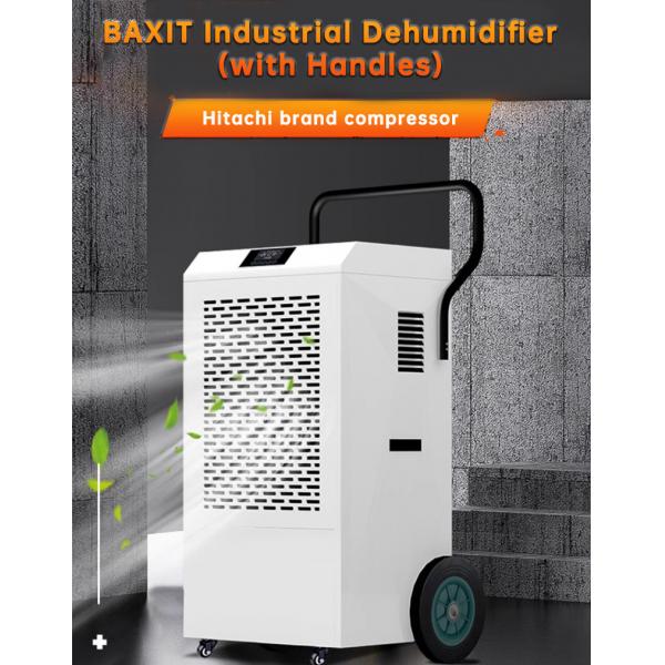 Commercial dehumidifier with wheels - Industrial-grade dehumidification function