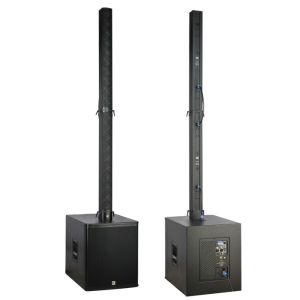 Quality Black Portable Tower Aluminium Acoustic Sound System For Band for sale