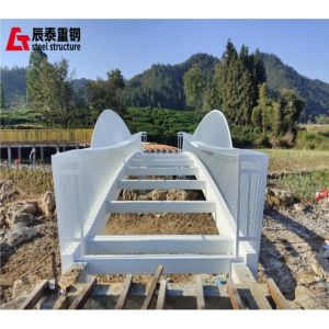 Prefabricated Steel Truss Pedestrian Bridge Lightweight Structural Steel Bridge