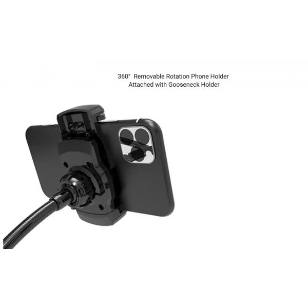 Buy 10Inch Big Makeup LED Light Gooseneck Phone Ring Light 6000k at wholesale prices