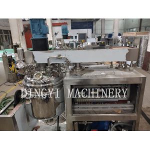 Cosmetic Industries Vacuum Planetary Mixer Panasonic Frequency Inventer