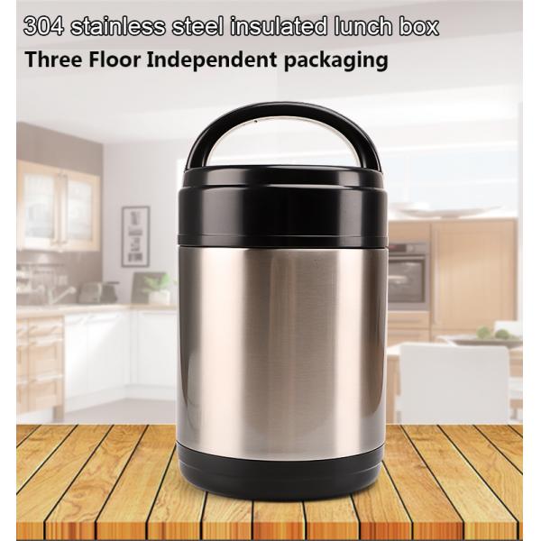 Large Wide Mout Thermos Double Wall Food Jar Pot For Hot Food 2L