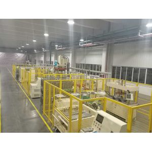 Welding production line for microwave oven and oven trays