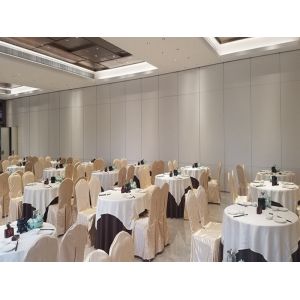 Anti - Flammability Collapsible Partition Walls With Folding Door Environmentall