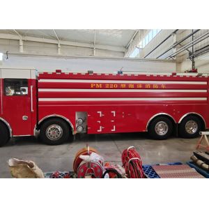 16000L Water 6000L Foam Rescue Fire Truck With 6 Seats