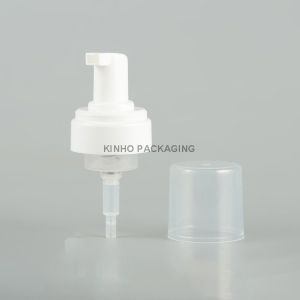 43MM 0.8CC Spring Outside Soap Dispenser Foam Pump Plastic Shampoo With Cap For