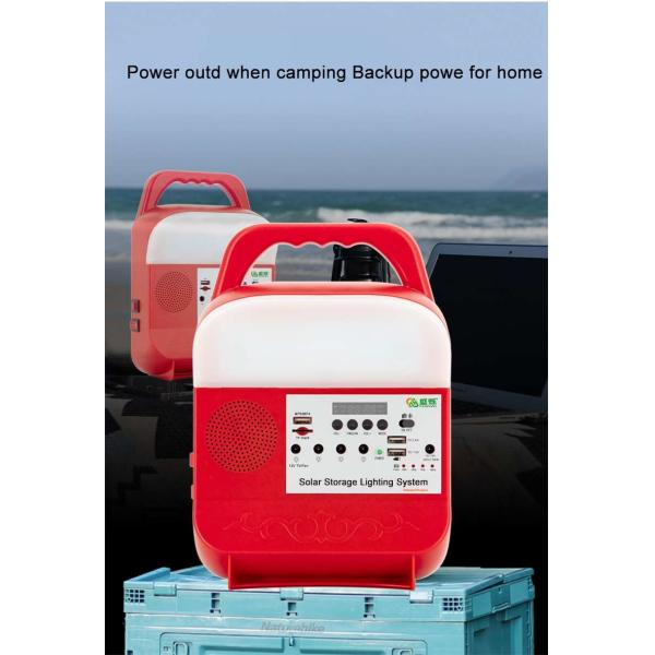 Portable Rechargeable Solar Light Kits System Home Mini For Small House Indoor