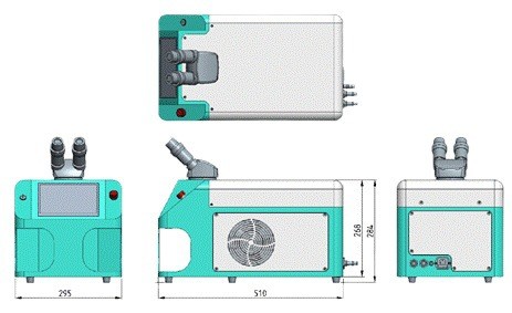 Micro Jewelry Laser Welding Machine 1064nm Laser Gold Welding Machine 60 Watts