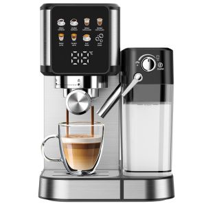 Digital Home Thermoblock Heating Expresso Coffee Maker Automatic Steam Portable