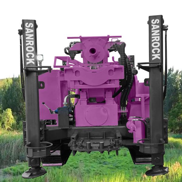 Water Well Drilling Rig With Foam Pump 1200m Water Drilling Rig Hydraulic Water Drilling Machine