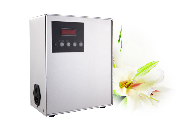 Quality 350ml micro - nebulization silver aluminum air freshener dispenser / HVAC Scent System for sale