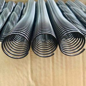 ROHS Electroplated 1-1/4 Inch Metal Spiral Binding Coils For High End Notebook