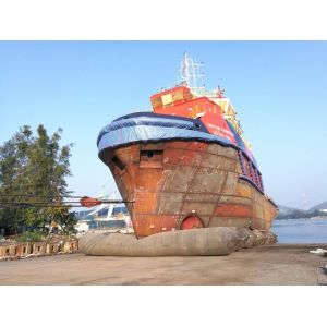 Inflatable Marine Rubber Airbag For Ship Launching And Landing
