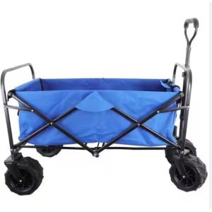 Convenient Camping Trolley Foldable Beach Wagon Carts