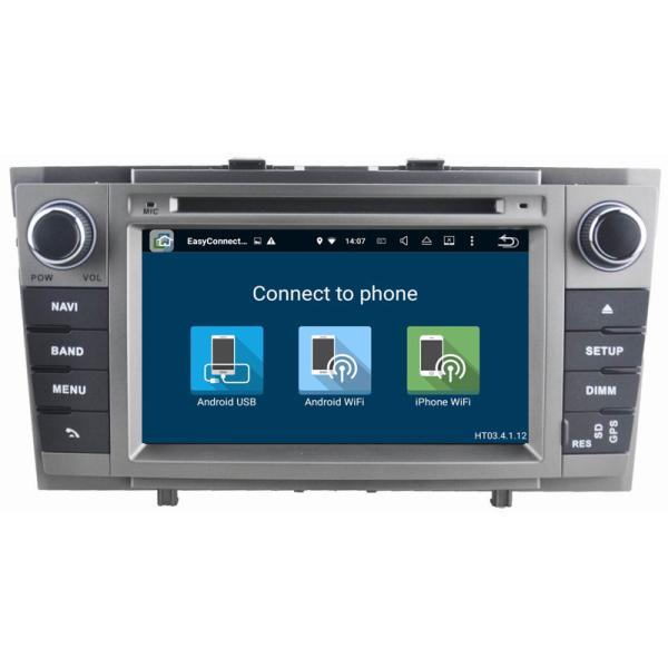 Ouchuangbo car dvd multi media android 7.1 for Toyota Avensis 2008-2013 with bluetooth music mirror link calendar