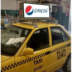 P6 HD Full Color LED Car Roof Sign Display IP65 Waterproof