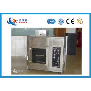 UL 94 Flammability Testing Equipment , Foam Plastics Horizontal Combustion