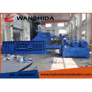Quality 100Ton Hydraulic Metal Baler For Aluminum Scrap With 1200x600mm Chamber for sale