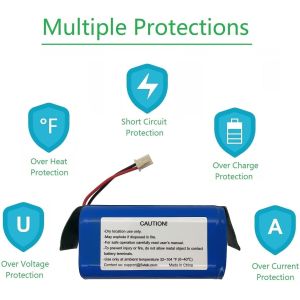 2022 Premium High-end 2600mah Sweeper 14.4V/14.8V Lithium Ion Battery Pack