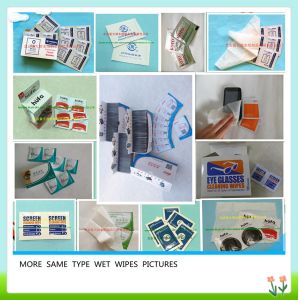 China factory single packed wet wipes