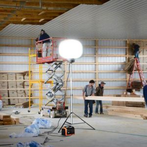 China Light Weight Balloon Light Lamp 150Watt  Portable Led Light Tower For Night Work on sale