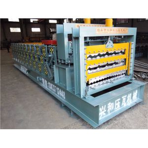 Quality Three-Layer Roof and Wall Panel Roll Forming Machine for sale
