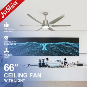 China 6 ABS Blades Silent DC Motor Remote App Control  LED Ceiling Fan With Light on sale