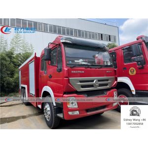 SINOTRUK HOMAN 6x4 Emergency Fire Pumper Trucks