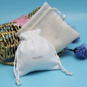 Herbs Packaging Pp String Faux Suede Drawstring Bag