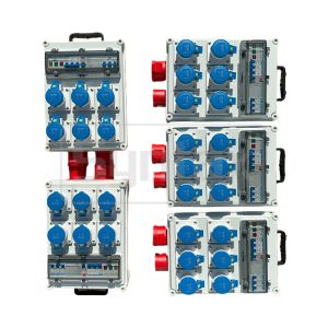 Syntax JJ17 Wall Mounted Distribution Box 32AMP Three Phase With Handle
