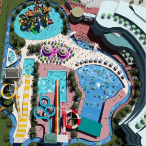 Quality Customized Water Park Design A Water Park Project Tropical Island Theme for sale