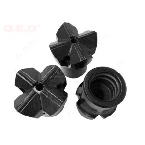 Thread Casing Drilling Bit Cross Micro Piling Bit R25 Diameter 42mm Self