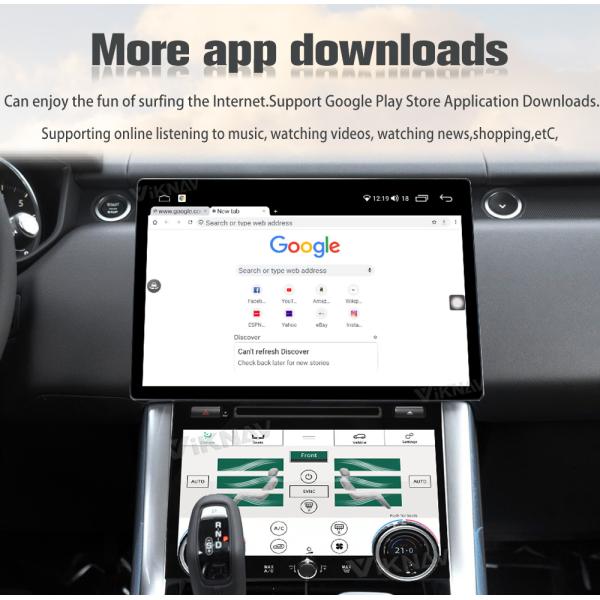Viknav Car Radio For Land Rover Range Rover Sport L494 (2013-2017) 13.6 inch Android Autoaudio GPS CarPlay