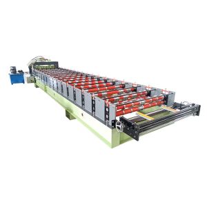 Plc Control Roof Tile Glazed Tile Forming Machine Customized