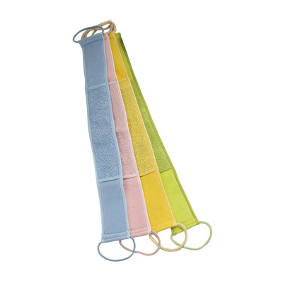 Buy Dot Hemp Back Scrubber Strap , Colorful Bath Sponge Back Scrubber at wholesale prices