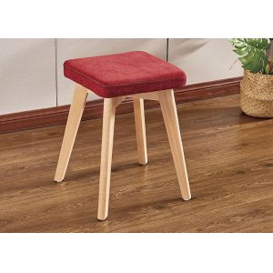 Quality Beech Leg Bedroom Dressing Chair Strong Structure No Smell for sale