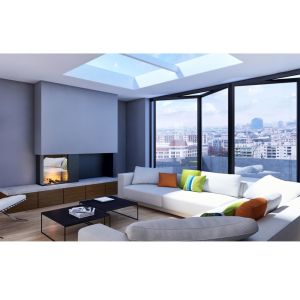 Security Aluminium Folding Door Front Exterior Bifold Doors For Patio