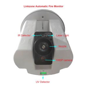 Infrared Thermal Imaging Automatic Water Cannon Self Targeting DC24V