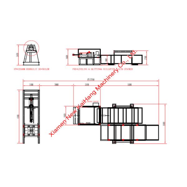 metal sheets Auxiliary Equipment 0.4-1.0mm Steel Coil Slitting Machine